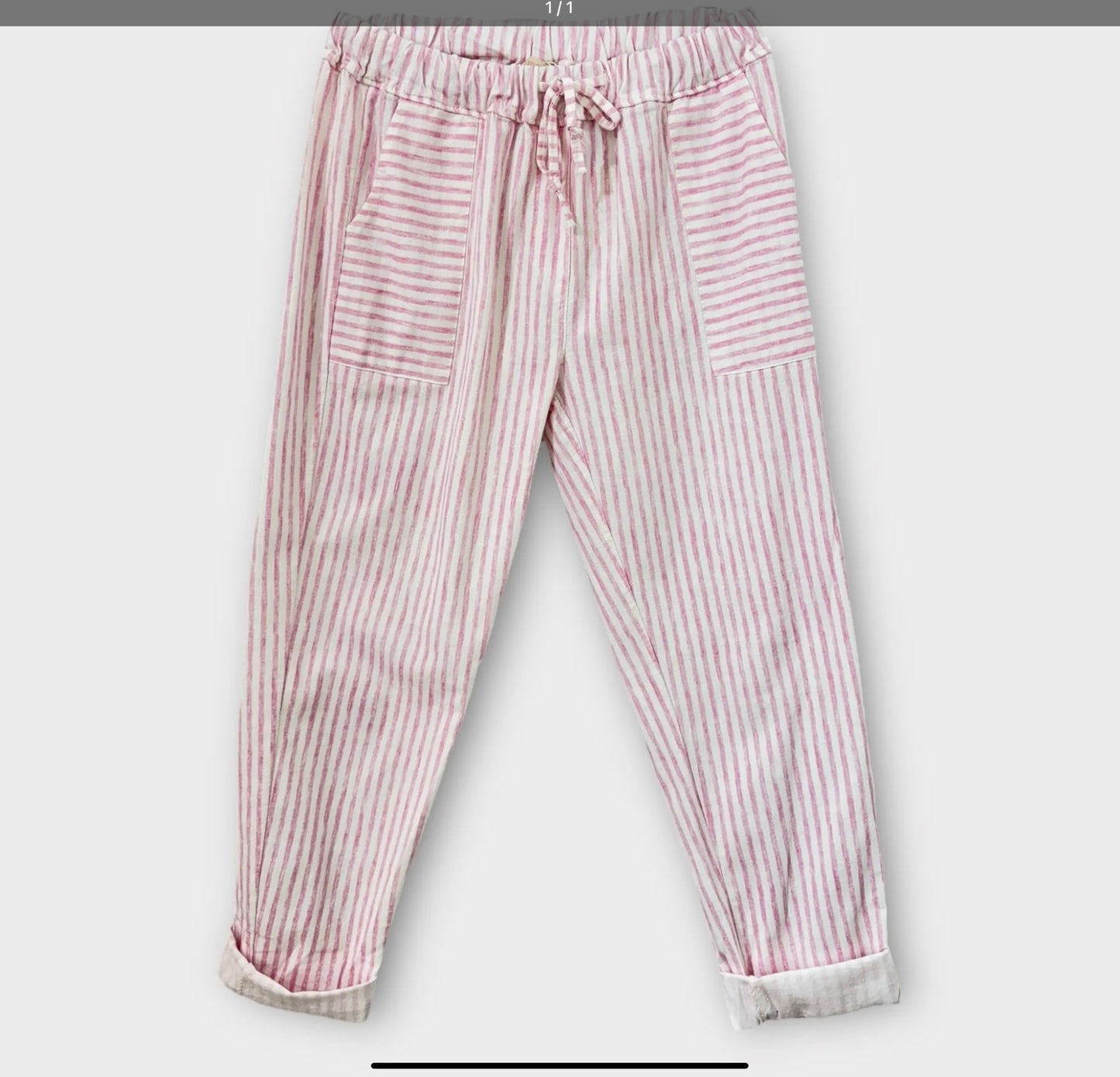 Pantalon rayure grosse poche Valerie