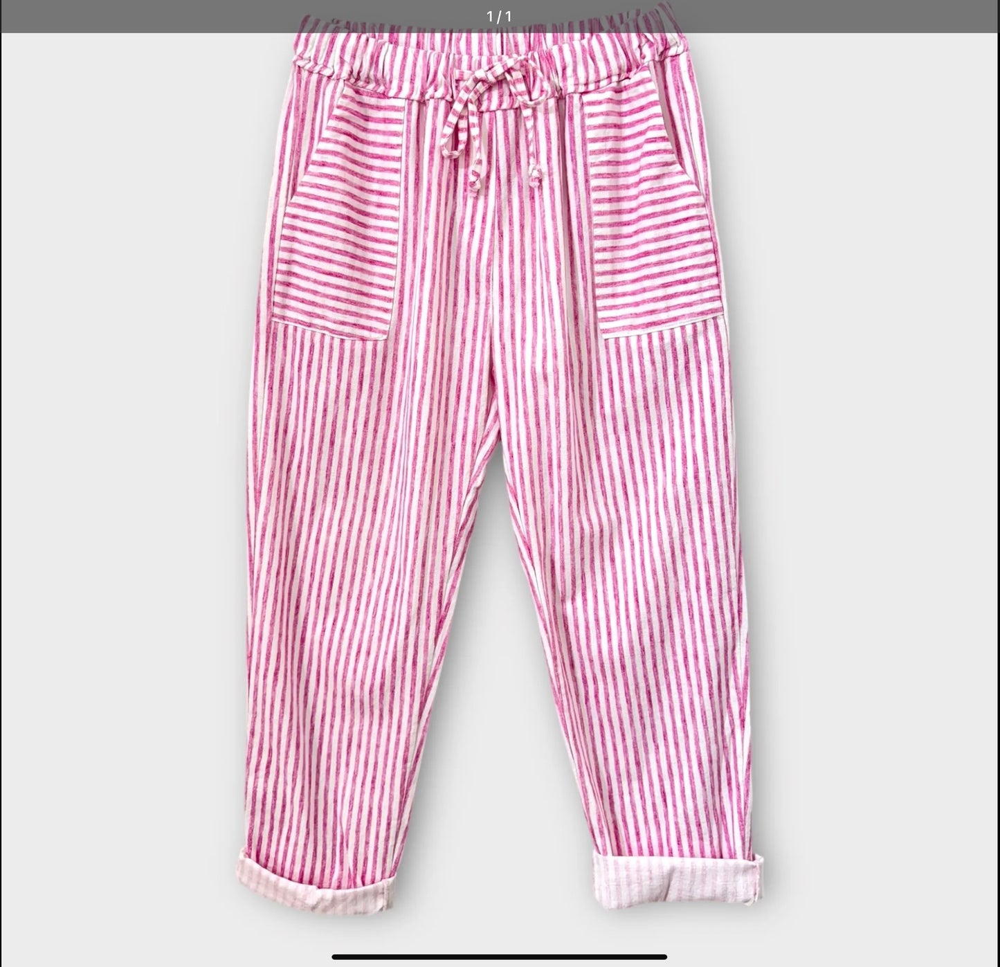 Pantalon rayure grosse poche Valerie