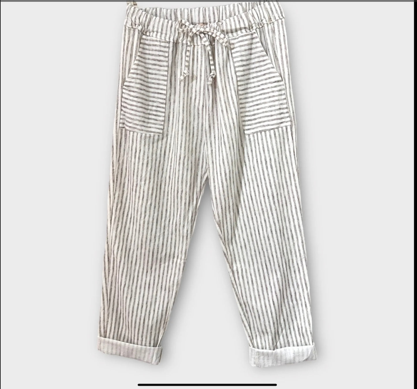 Pantalon rayure grosse poche Valerie