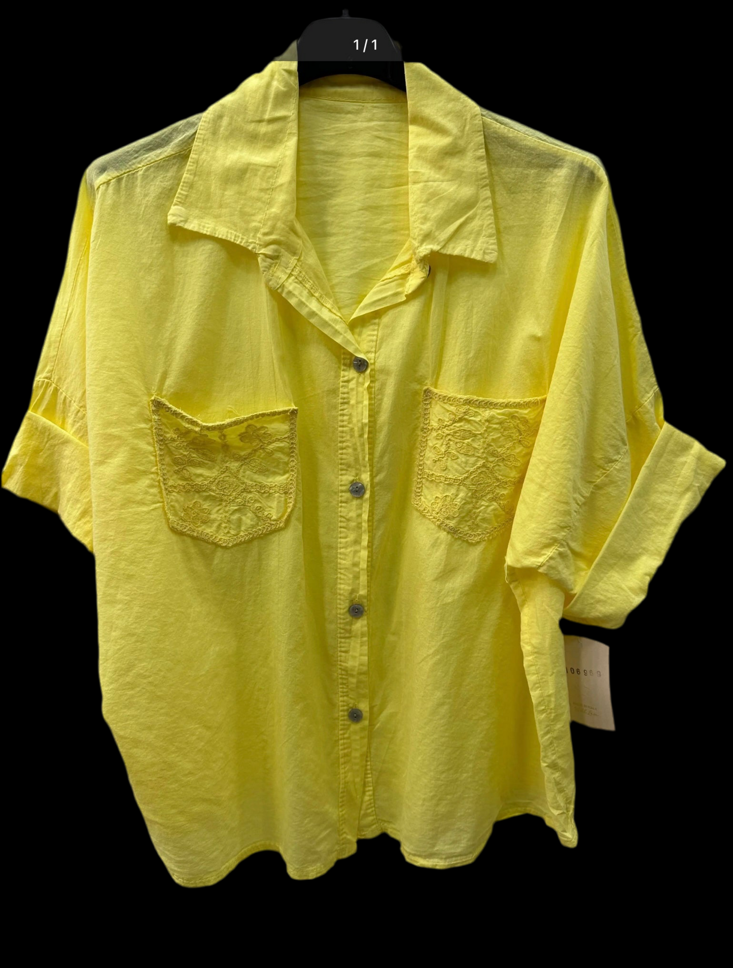 Chemise poche brodées Sophia