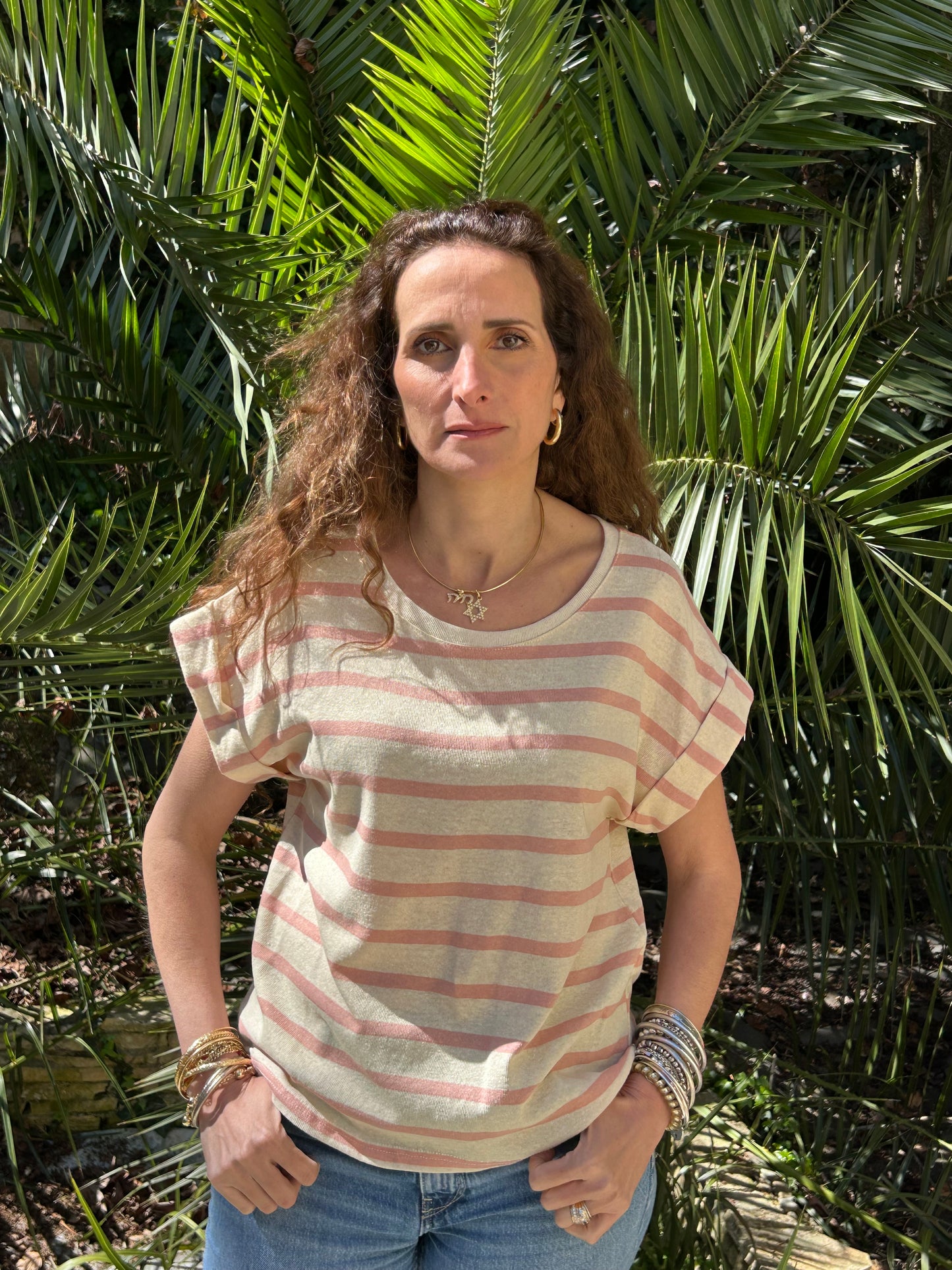 T shirt raye Paula