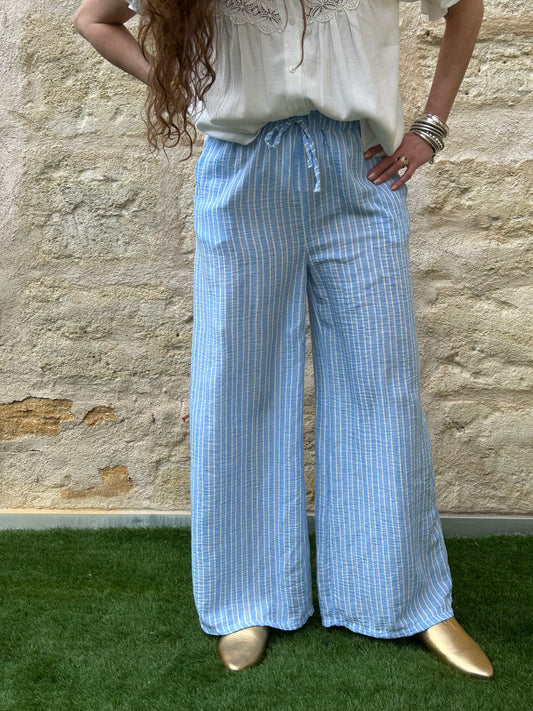 Pantalon petite rayure
