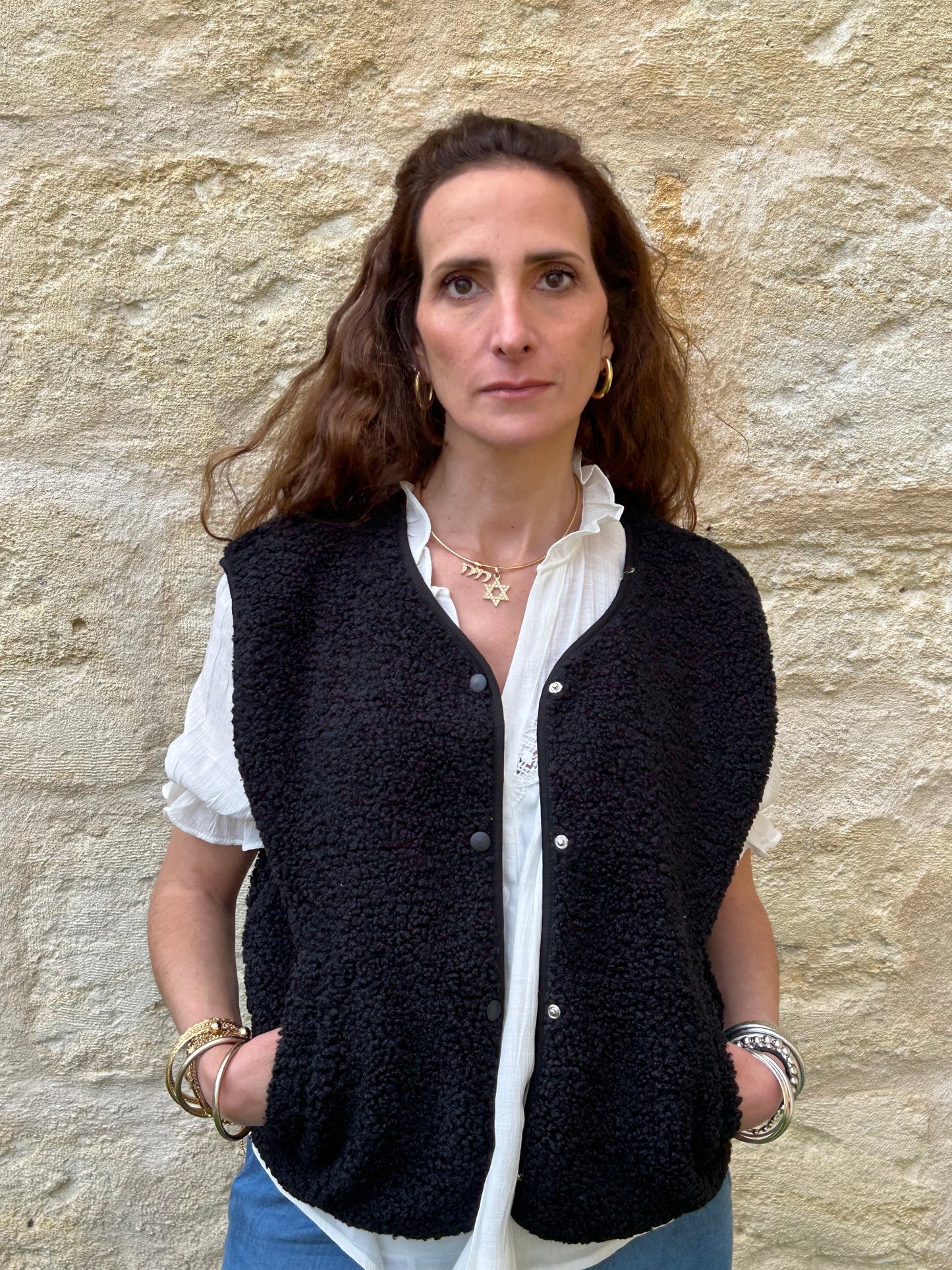 Gilet moumoute elise